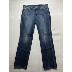 Lucky Brand Women's Sweet Straight Leg Blue Denim Jeans - Size 12 (32x30.5)
